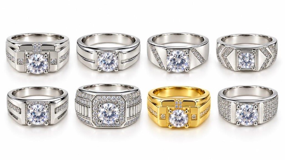Jewelz Merchants Black Friday Special – 8-Piece CZ Rings Set