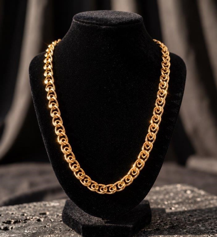Jewelz Merchants Black Friday Special – Gold-Tone Link Chain 55 cm