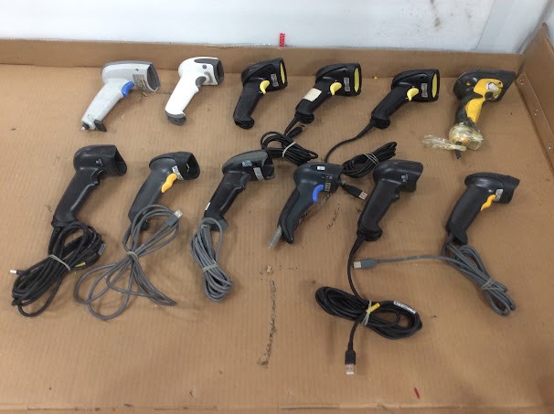 Zebex Z-3272SR Mixed Brand and Model Barcode Scanner (Lot of 12)
