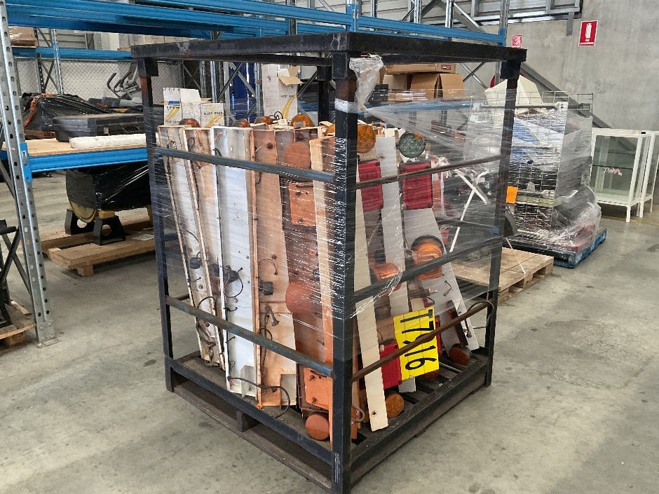 Crate of Assorted Light Bars