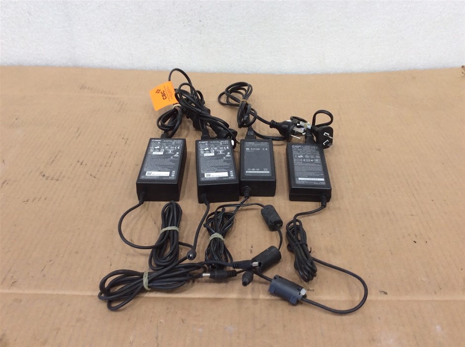 Canon PA-15R, PA-V16 K30120, MG1-5042 AC Adapters (Lot of 4)