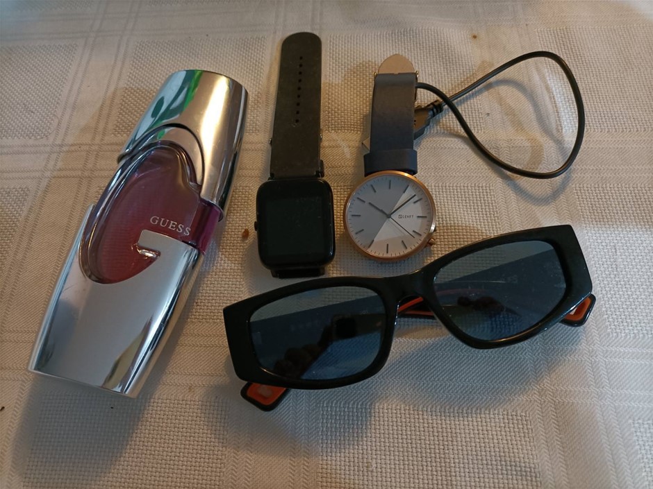 Guess Perfume and Misc. Accessories . Used