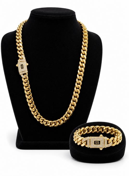 Jewelz Merchants Black Friday Special-set chain and bracelet