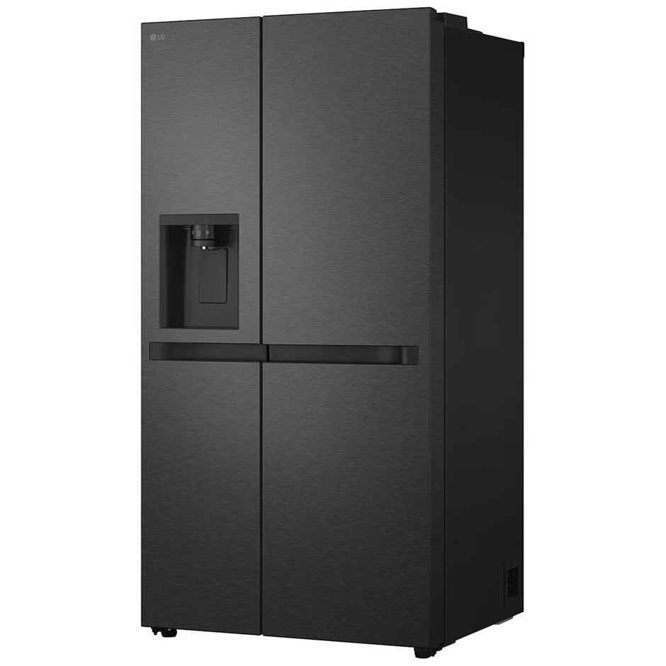 LG 625L Side by Side Fridge with Non-Plumbed Ice, GS-N599MBL.