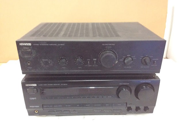 Kenwood KR-V8070 Receiver & KA-660D Amplifier (Lot of 2)
