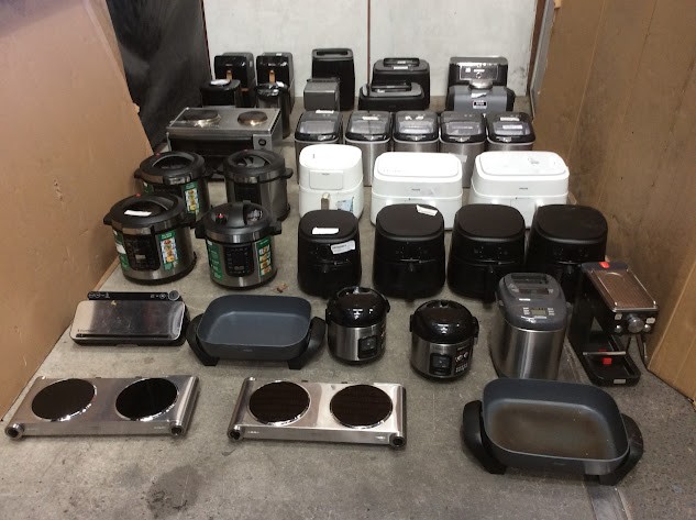 Mixed Brand Air Fryers, Ice Makers, Cookers & Ovens