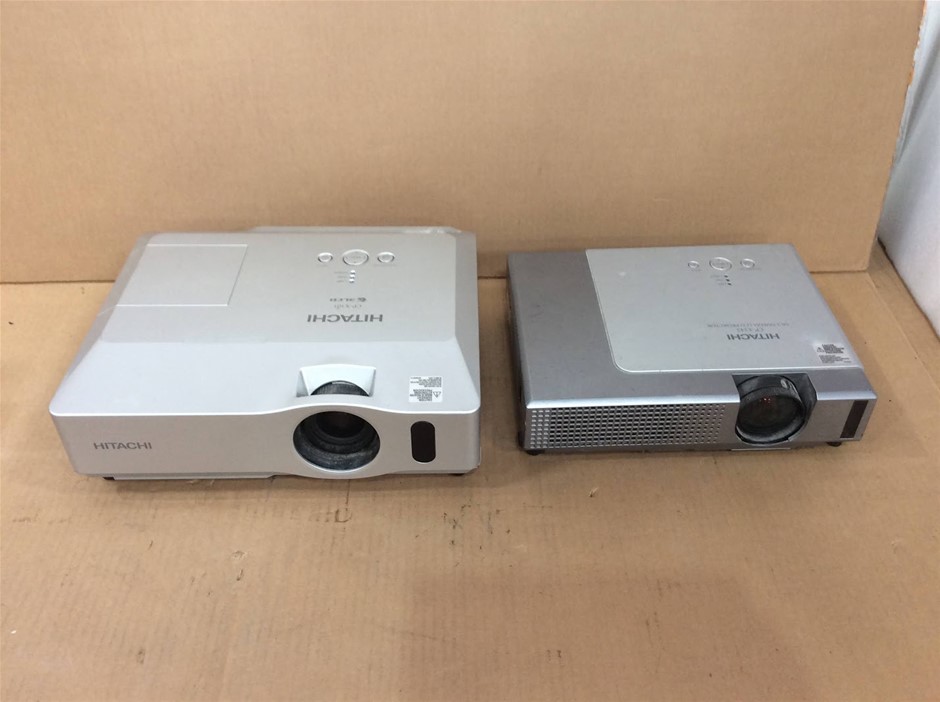 Hitachi CP-X345 / CP-X301 3LCD Multimedia Projectors (Lot of 2)