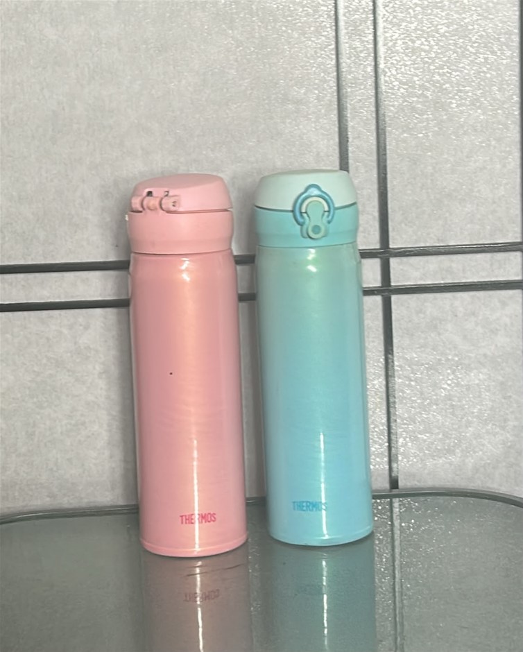 2x Thermos Water Bottles