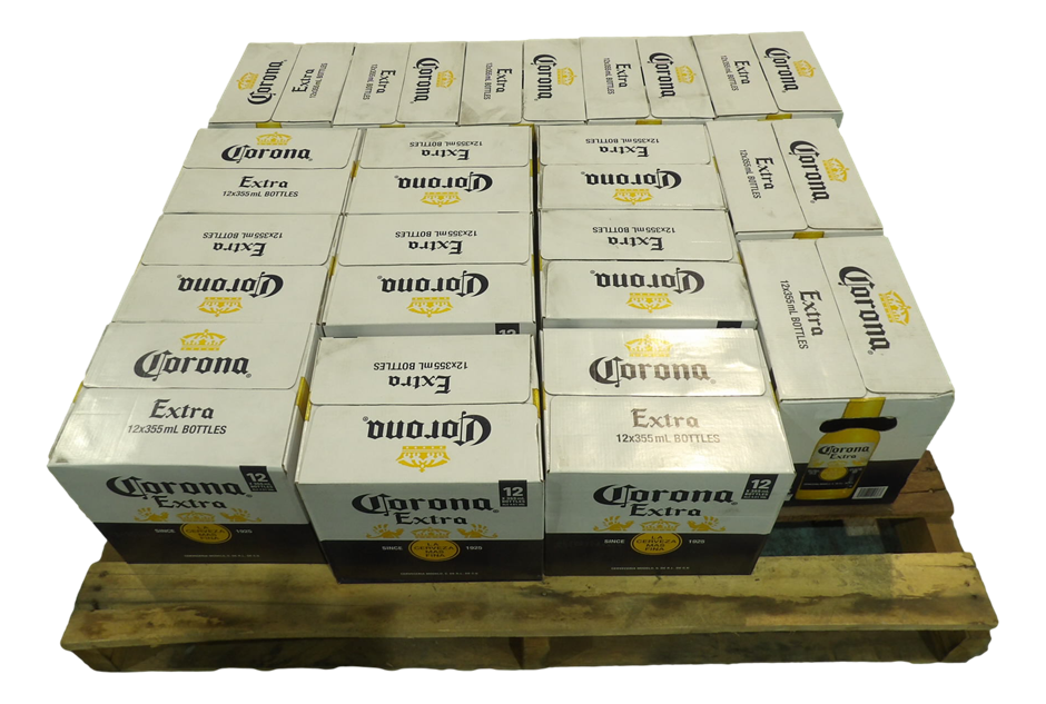 NSW P/UP - Plt of 16x Ctns - Corona Extra Beer Bottles (12x 355mL)