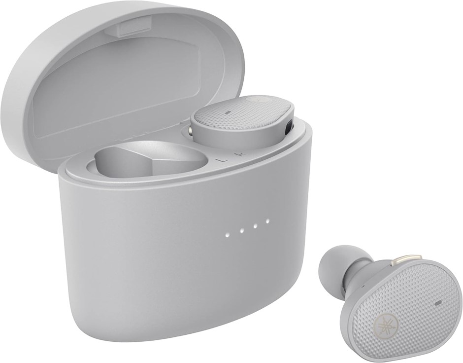 YAMAHA TW-E5B True Wireless Earphones with Clear Voice Capture, Ambient Sou