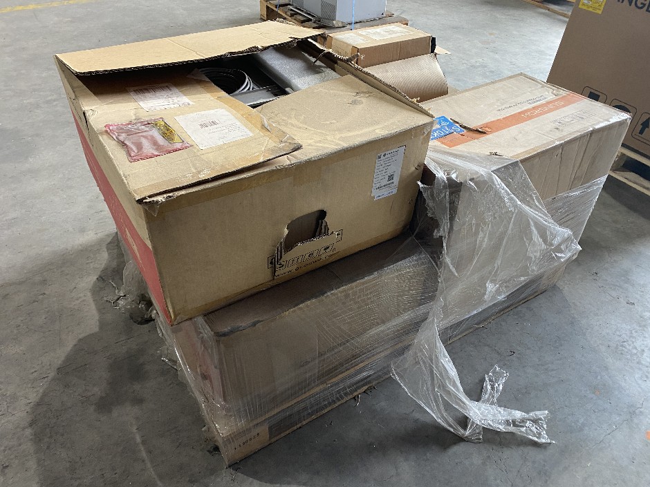 Pallet of Assorted Solar Energy Components