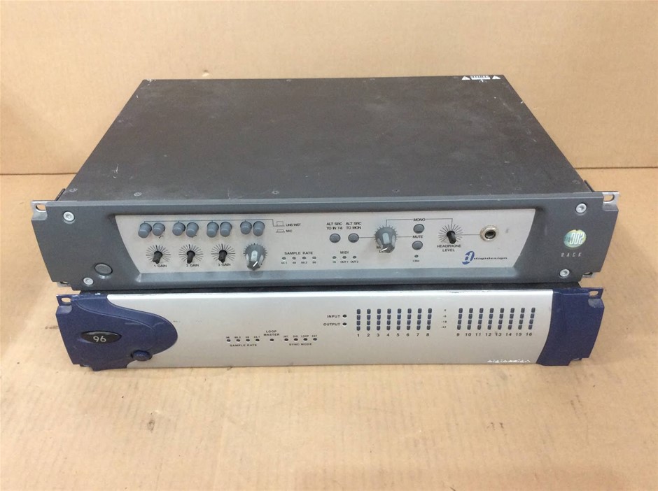Digidesign 96 I/O & Digi 002 Rack Professional Audio Interfaces (Lot of 2)