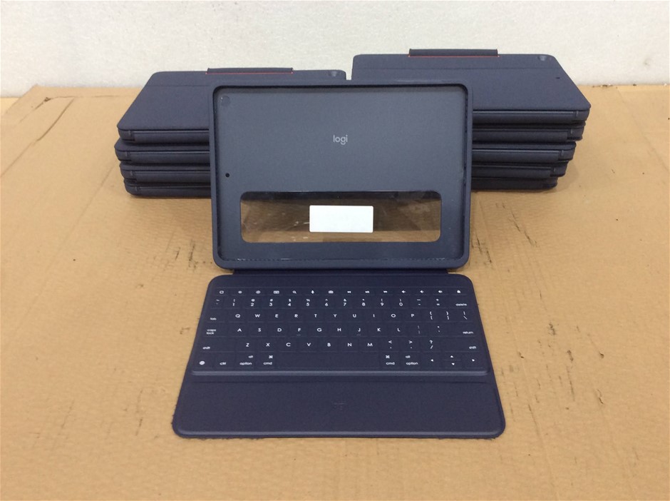 Logitech Rugged Combo 3 YU0073 iPad Keyboard Case (Lot of 10)