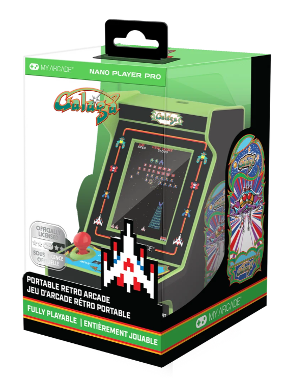 My Arcade DGUNL-7000 Galaga/Galaxian Joystick Player Portable Retro Arcade