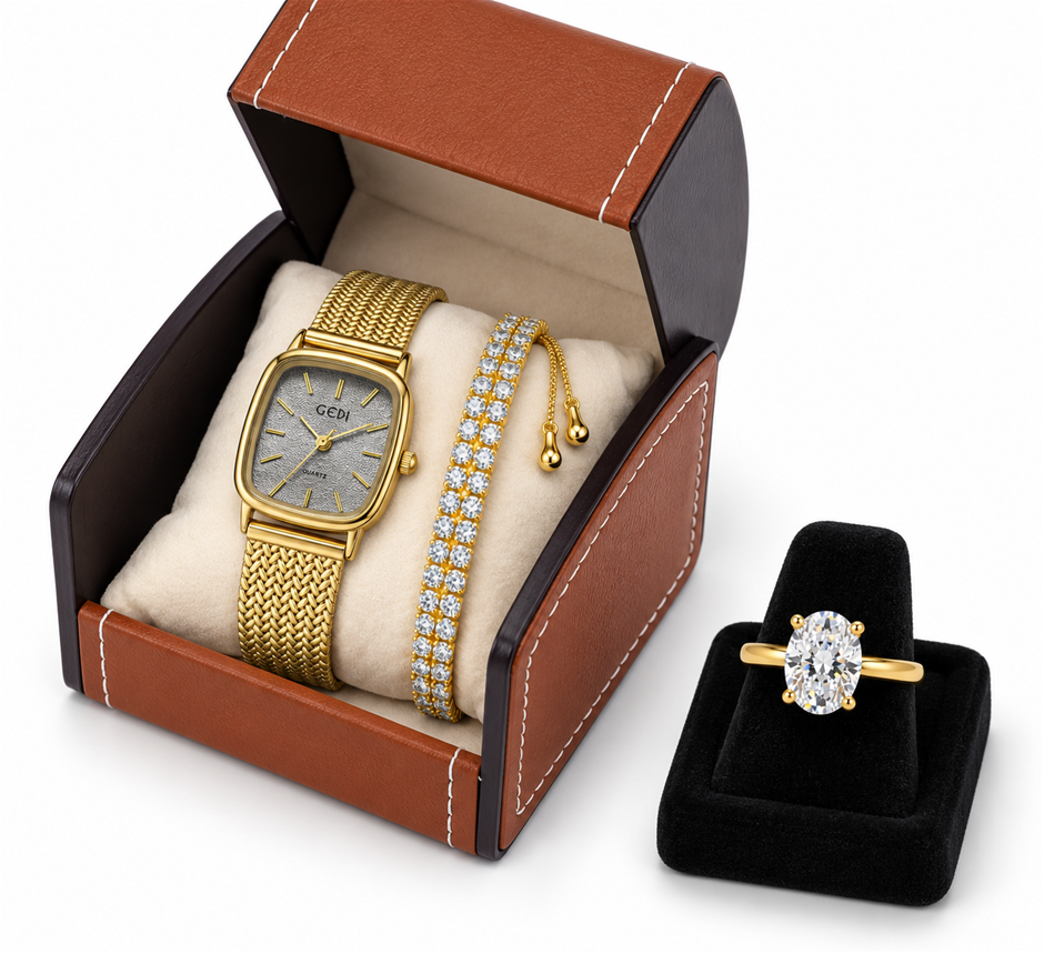Jewelz Merchants Black Friday Special – Watch, Bracelet & Ring w Box