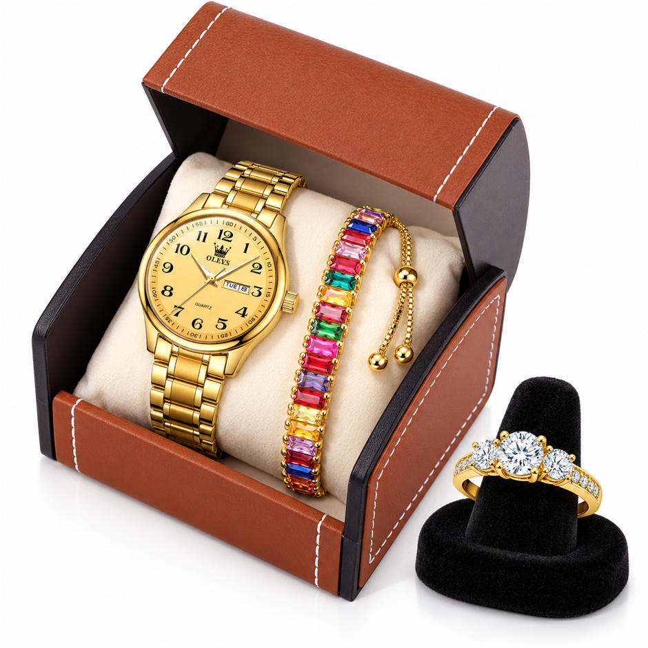 Jewelz Merchants Black Friday Special – Watch, Bracelet & Ring w Box