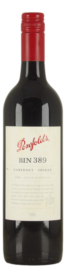 Penfolds Bin 389 Cabernet Shiraz 2008 (1x 750mL), SA.