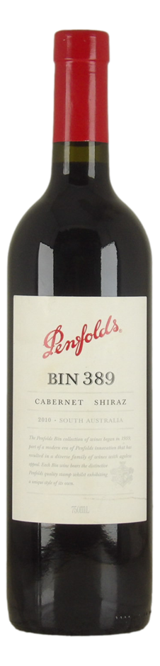 Penfolds Bin 389 Cabernet Shiraz 2010 (1x 750mL), SA.