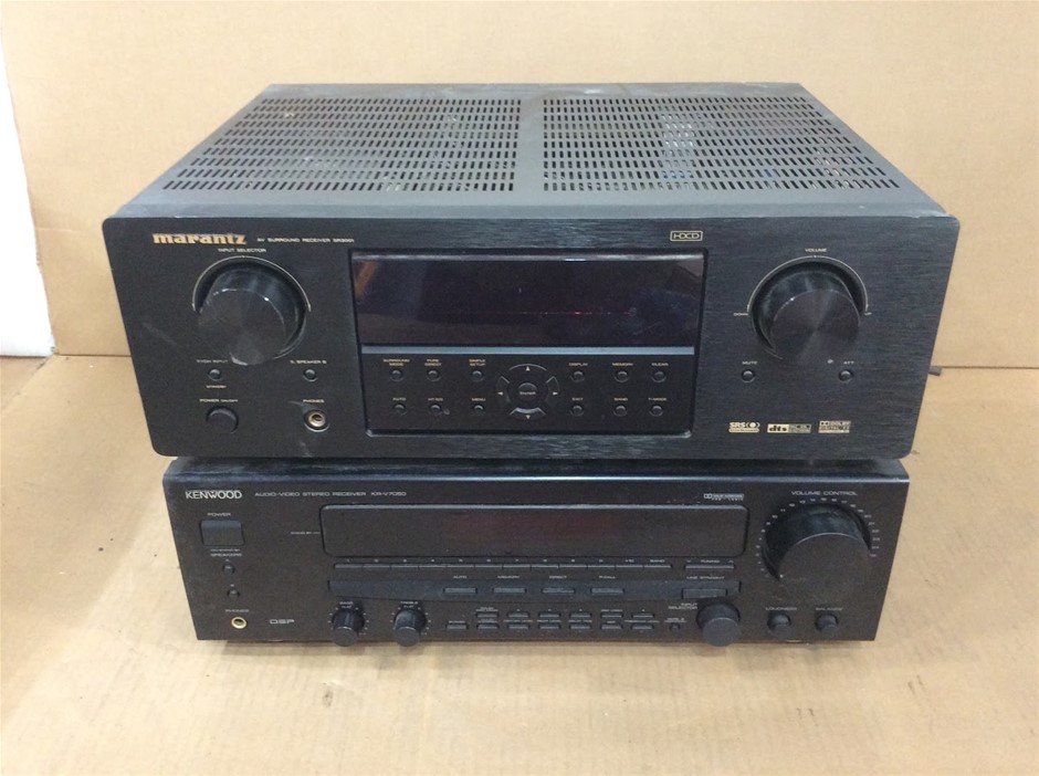 Marantz SR3001 & Kenwood KR-V7050 Audio Video Stereo Receivers