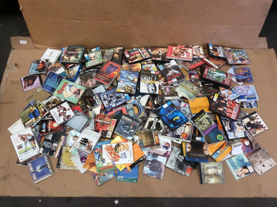 Mixed Titles DVD Blu-ray Movies TV Series And Music CDs