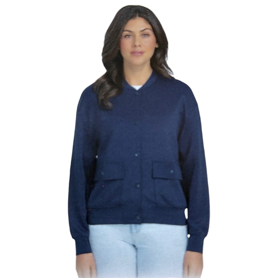 BOSTON TRADERS Women's Jacket, Size XL, Navy.