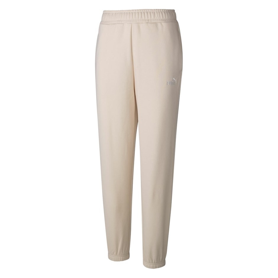 PUMA Women's ESS No.1 Logo Fleece Pant, Size L, Alpine Snow (87), 135599.