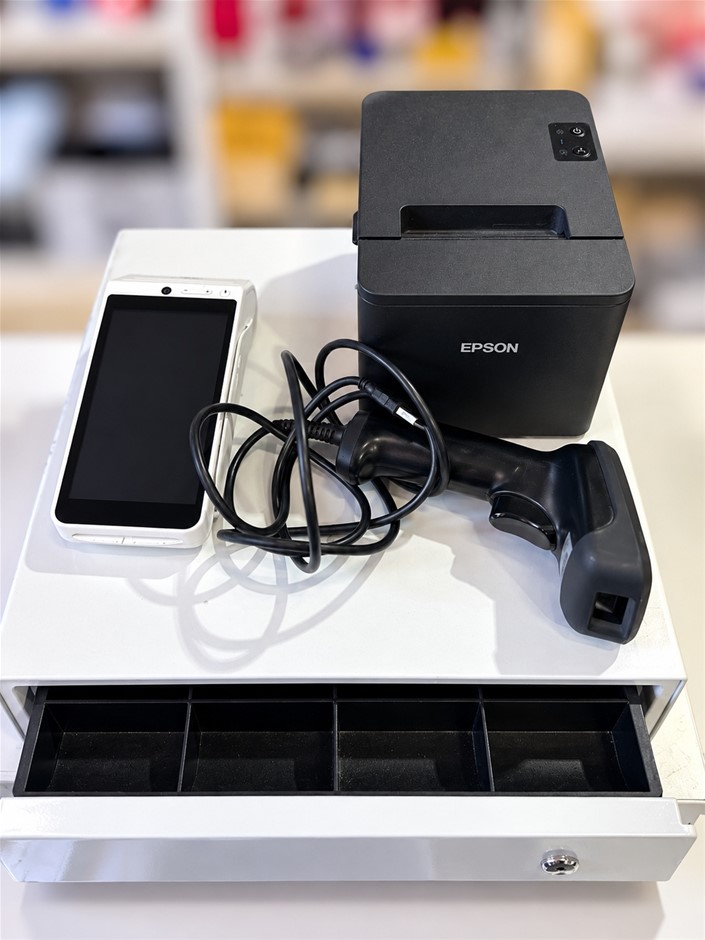 4-Piece POS Point of Sale System Bundle: Zeller POS Terminal, EPSON M-T82IV