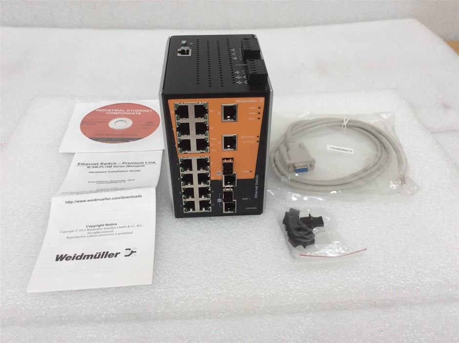Weidmüller IE-SW-PL18MT-2GC-16TX Managed Industrial Ethernet Switch