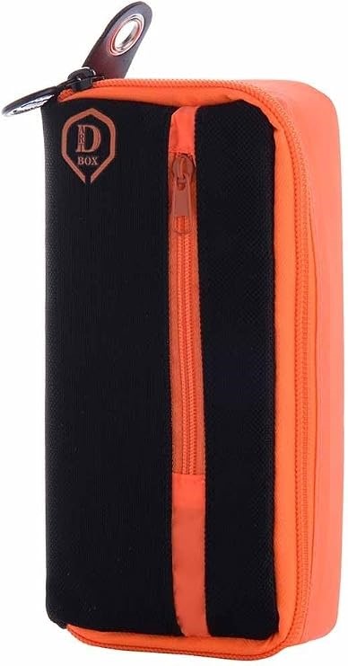 ONE80 Mini Dart Box, Orange/Black.  Buyers Note - Discount Freight Rates Ap