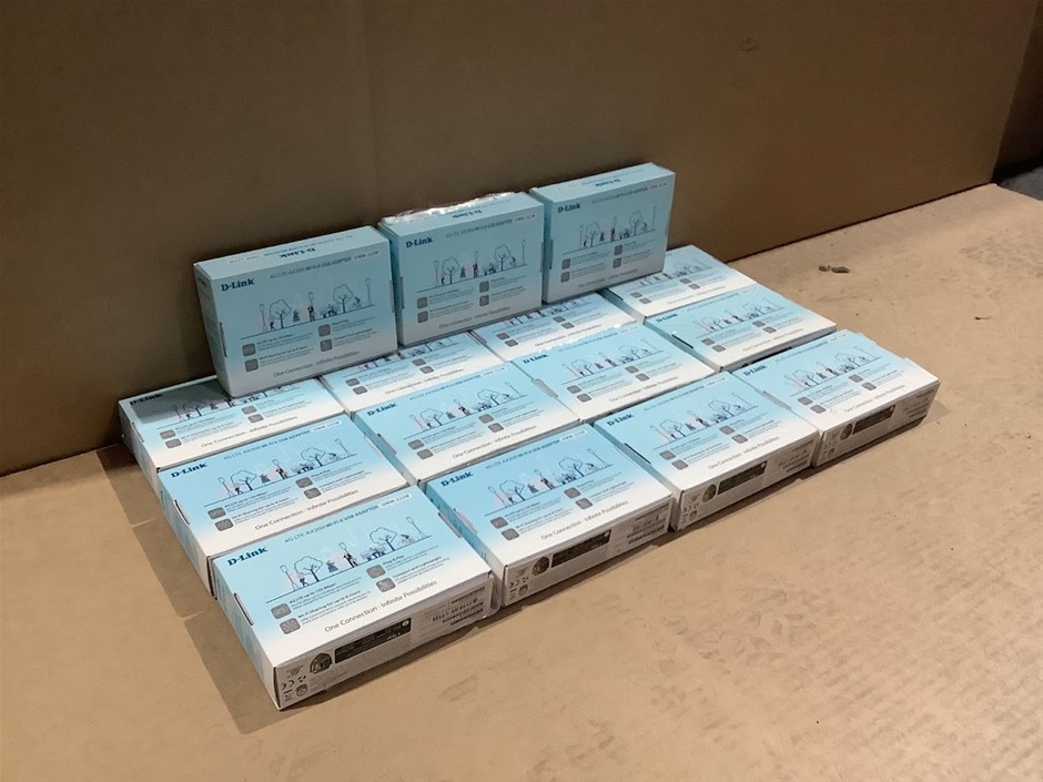 D-Link DWM-222W AX300 4G LTE Wi-Fi 6 USB Adapter (Lot of 14)