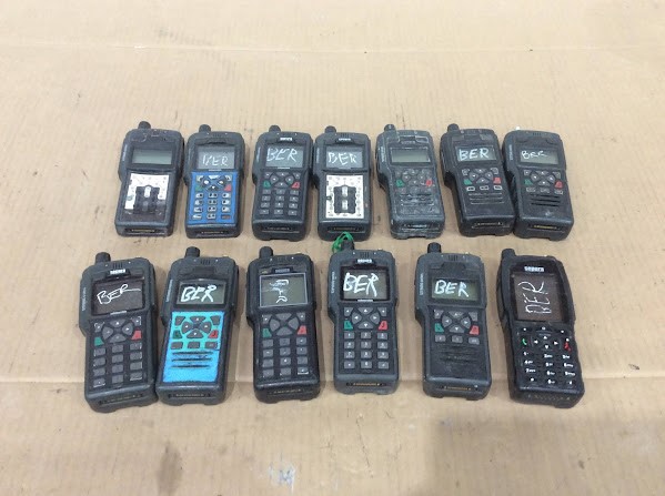 Sepura Mixed Brand and Model Handheld Portable Radio (Lot of 13)