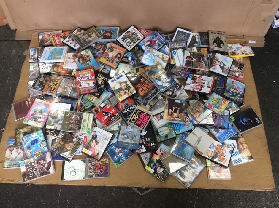 Mixed Brands Assorted DVD Movies, TV Series And Music CDs