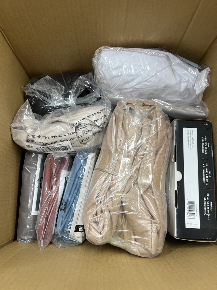 8 x Assorted Furniture Covers; Incl. Mattress Cover, Sofa Cover & More. NB:
