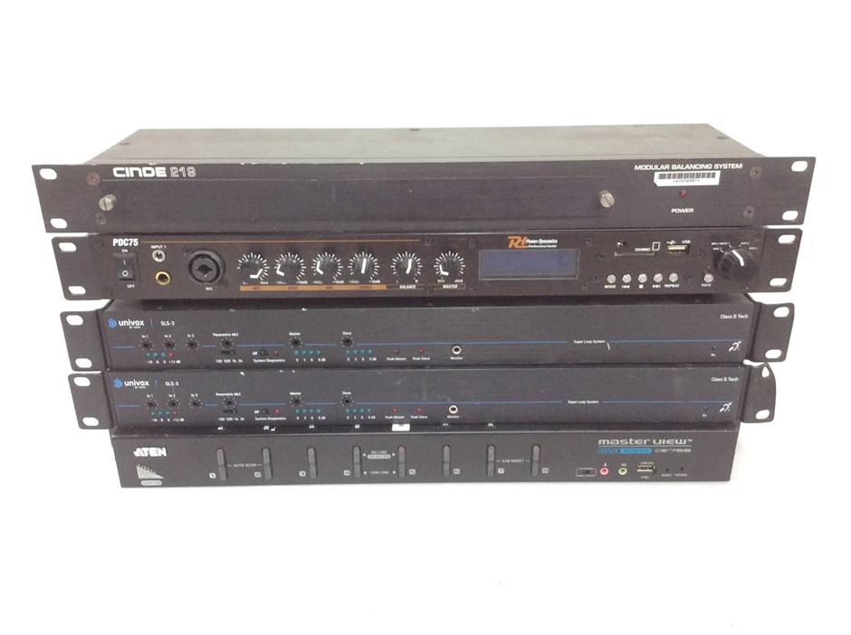 Brands Balancing Systems, Audio Processors, Loop Amplifiers (Lot of 5)