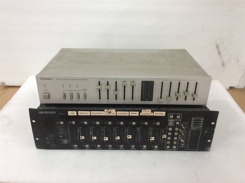 InterM PX-8000 Audio Matrix / Technics SH-8015 Stereo Equalizer