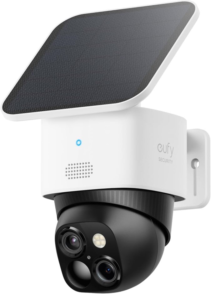 eufy Security SoloCam S340, 3W Solar Security Cameras Wireless Outdoor, Cam