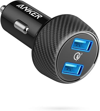 4 x ANKER PowerDrive Speed 2 Car Charger, Quick Charge 3.0 39W Dual USB Car
