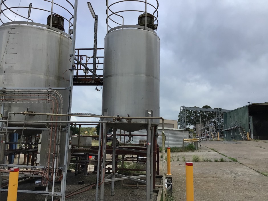 Large Stainless Steel Storage / Process Tank Auction (0002-23502770 ...