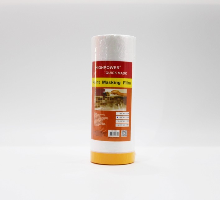 11 x HIGH POWER Paint Masking Films, 140cm x 25M.