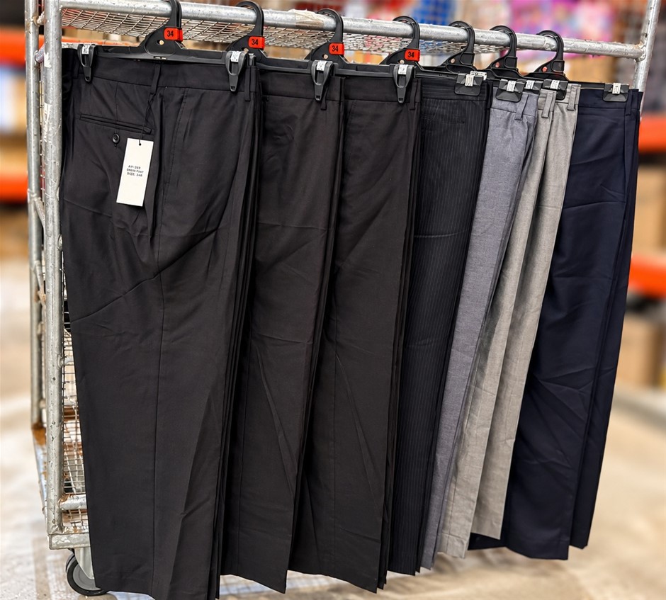 Approx. 25+ Business Pants Assorted Men's Formal Business Suit Trousers NB: