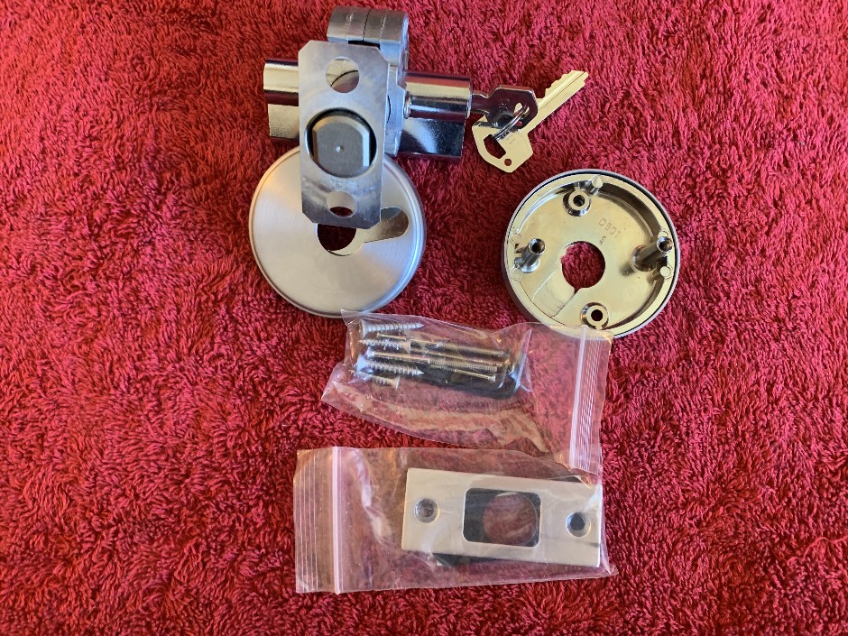 3 x Delftrade Round Double Cylinder Dead Bolts