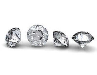 0.07 carat white round 4 diamond