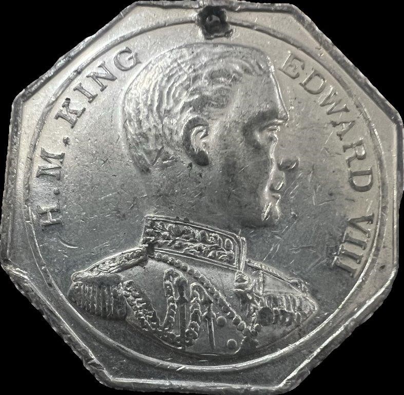 1937 King Edward rare Coronation Medallion limited Mintage issued