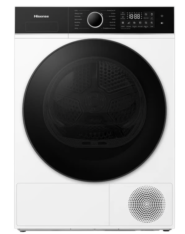 HISENSE 9kg Series 5i Heat Pump Dryer, Model: HDF5I90H. NB: Minor Use.