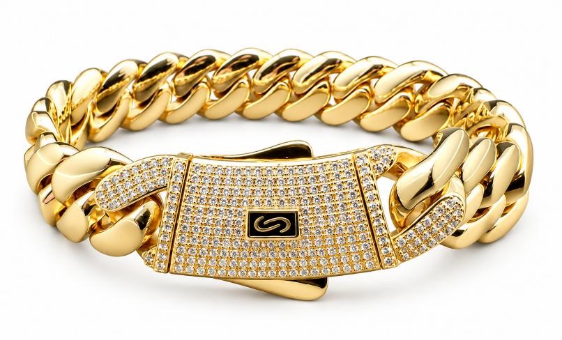Jewelz Merchants Black Friday Special – Gold-Plated Cuban Bracelet