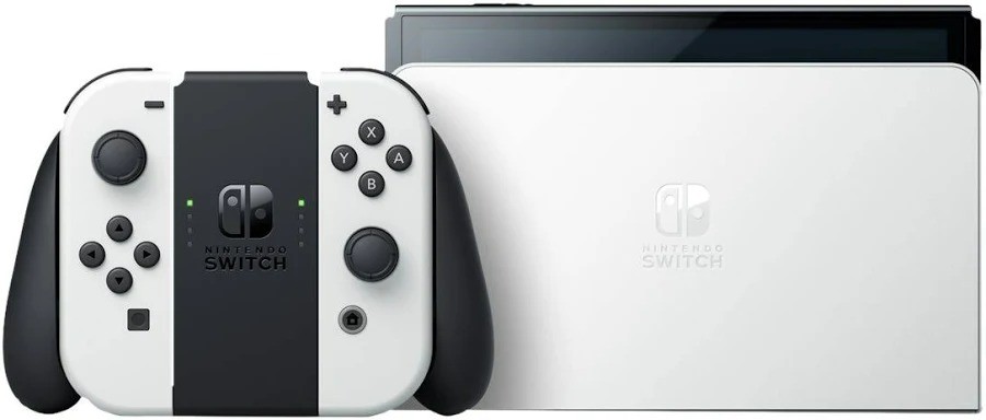 NINTENDO SWITCH OLED, ORIGINAL SET MARIO KART 8 DELUXE. NB: Minor Use.  Buy