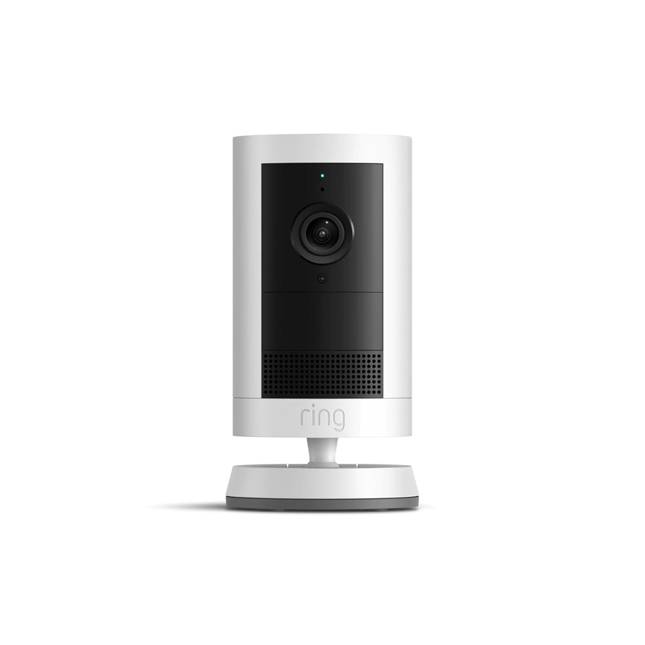RING Outdoor Security Camera Plus 2K Battery (White).  Buyers Note - Discou