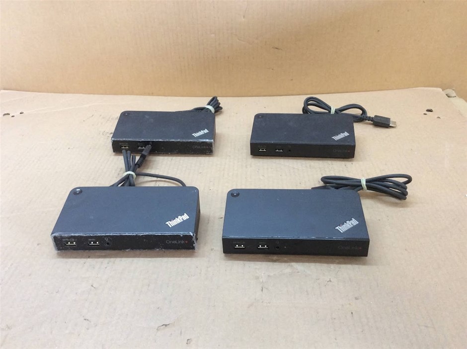 Lenovo ThinkPad OneLink+ Dock DU9047S1 (Lot of 4)