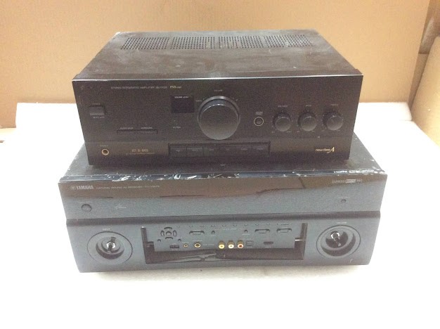 Technics Stereo Amplifier & Yamaha AV Receiver (Lot of 2)