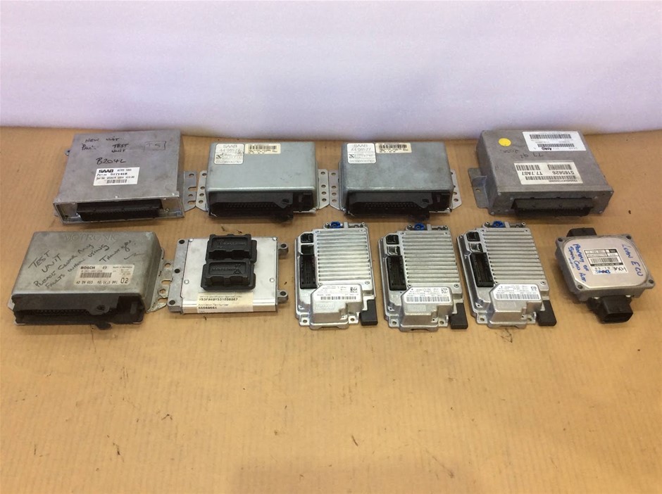 Saab / Bosch / Ford Assorted Engine Control Unit ECU Modules (Lot of 10)